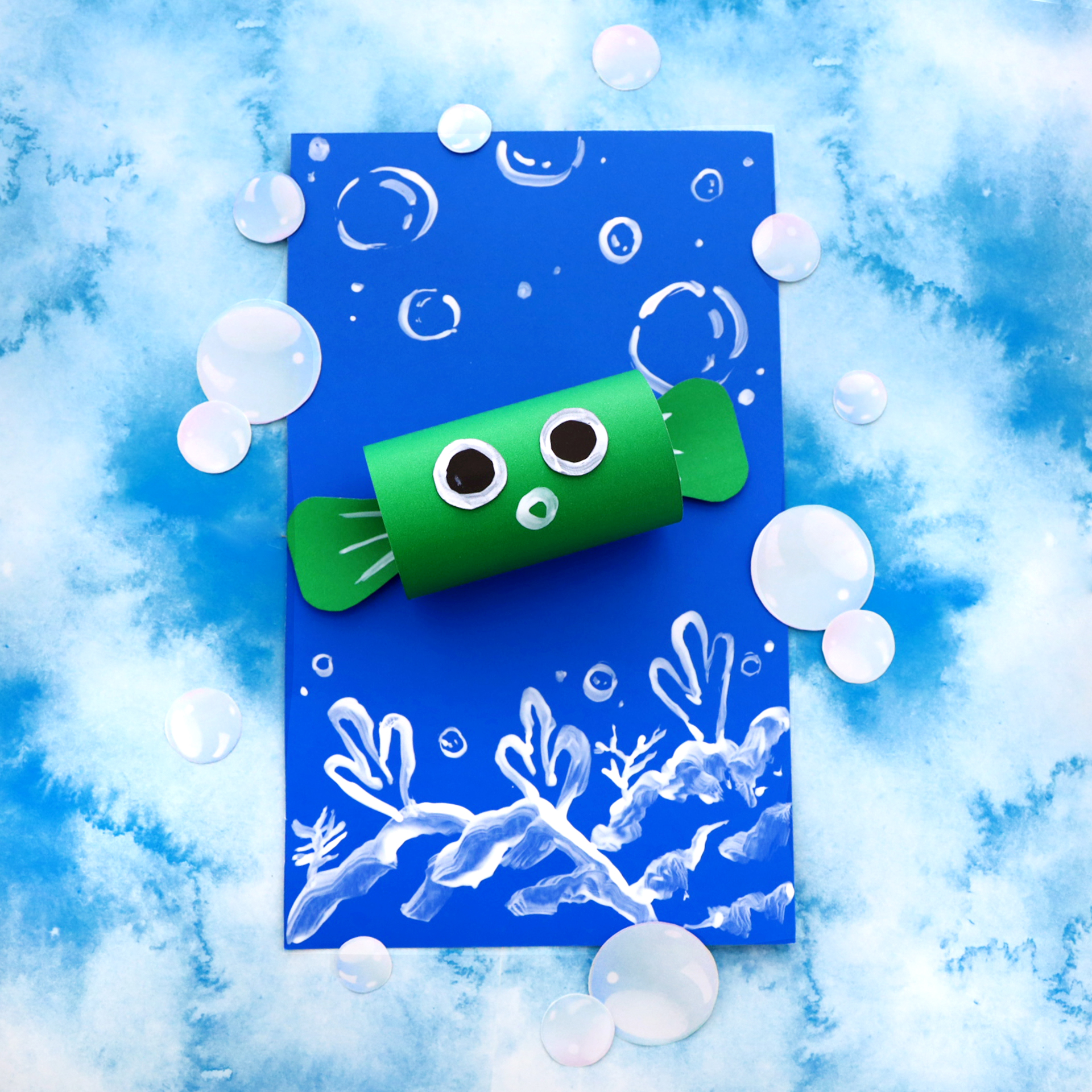 DIY Bubble Loop Fish Craft