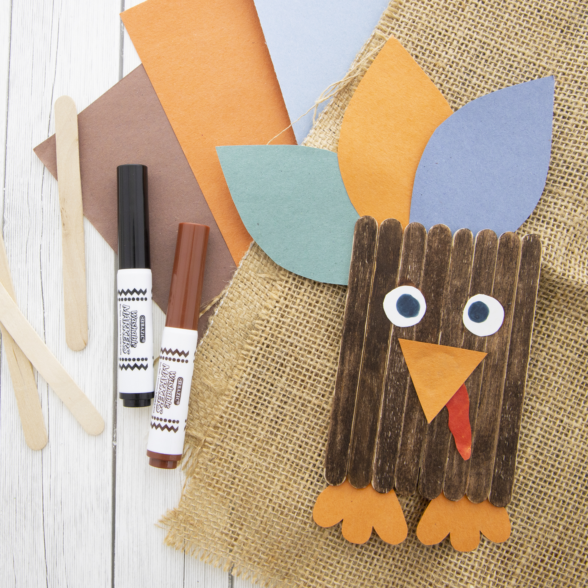 DIY Fall Thanksgiving Turkey Craft