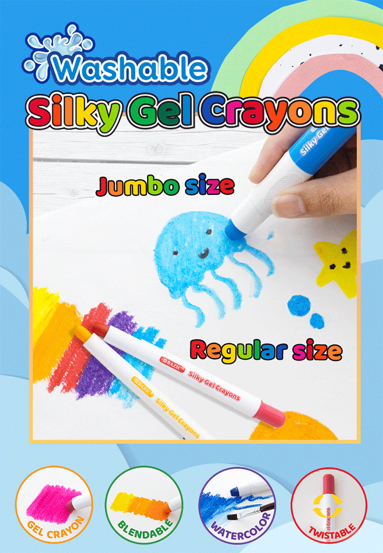 NEW: Silky Gel Crayons