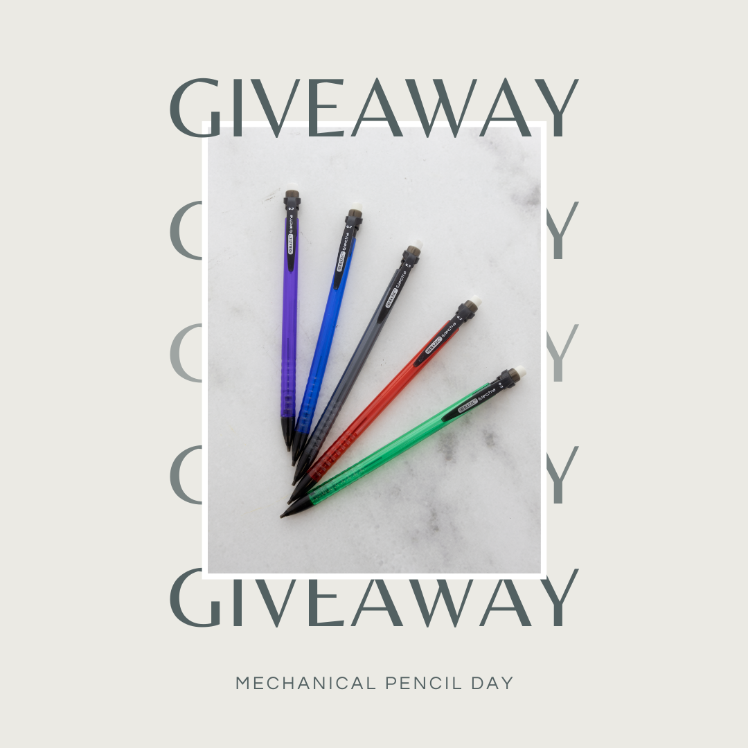 GIVEAWAY: Mechanical Pencil Day