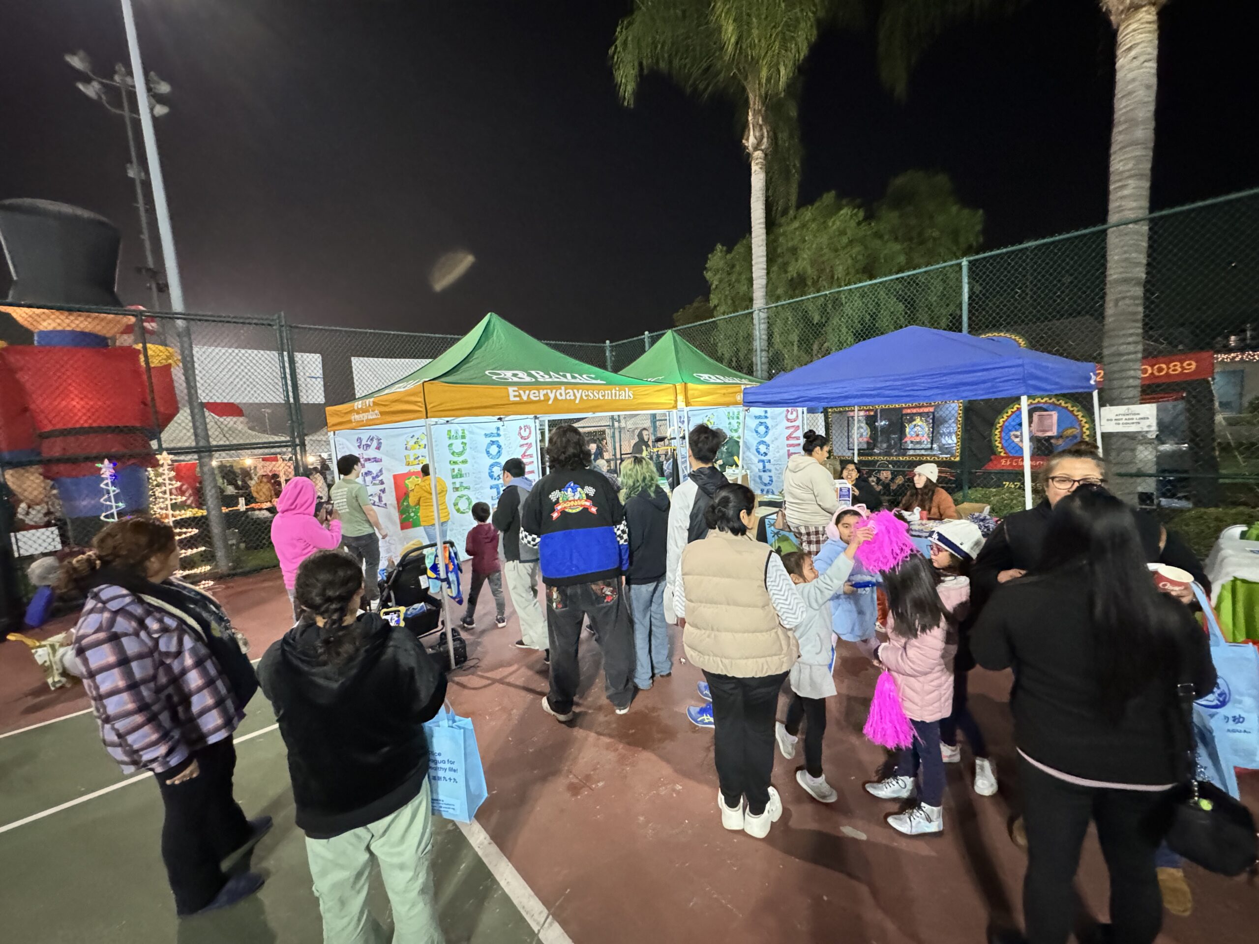 Spreading Unforgettable Christmas Cheer at Monterey Park’s Snow Village with Our Pin the Star Game!